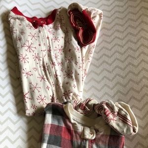 Burts Bees Footed Infant Pajamas